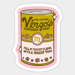 Virgo Soup Sticker